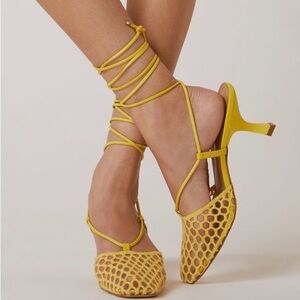 Maeve Caged Ankle-Wrap Heels
These gorgeous sandals teature an ankle-wrap